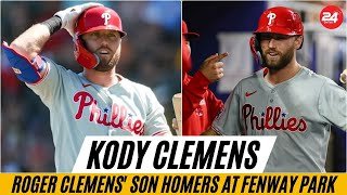 Roger Clemens' Son Kody Clemens Homers At Fenway Park