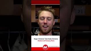 Roger Clemens' Son Kody Clemens Homers At Fenway Park