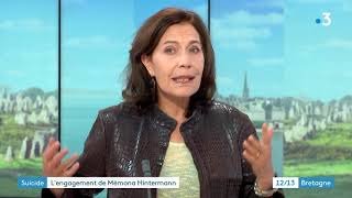 Mémona Hintermann. Un livre sur la tentative de suicide de son mari pour alerter et briser le tabou