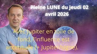 Pleine lune du jeudi 02 avril 2026