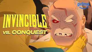 Invincible vs. Conquest Rematch | Invincible Season 4 | Clip | Prime Video