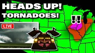 ANOTHER ONE! - Tornadoes and Chasers on the Ground