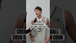 Jaidyn Coon announced his commitment to #Creighton #gojays #shorts