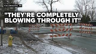 "Be considerate": Kalamazoo Public Works manager says as cars drive through yards