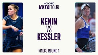 Sofia Kenin vs. McCartney Kessler | 2025 Ningbo Round 1 | WTA Match Highlights