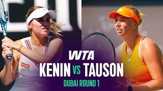 Sofia Kenin vs. Clara Tauson | 2026 Dubai Round 1 | WTA Match Highlights