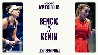 Belinda Bencic vs. Sofia Kenin | 2025 Tokyo Semifinal | WTA Match Highlights