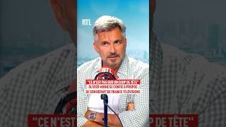 Olivier Minne se confie à propos de son départ de France Télévisions