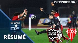 Pro D2 : le résumé de Valence-Romans vs Biarritz - J20 Saison 2025/26