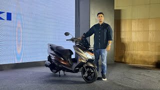 2026 Suzuki Burgman Street Walkaround I More features, bigger boot, revised engine specs I BikeWale 