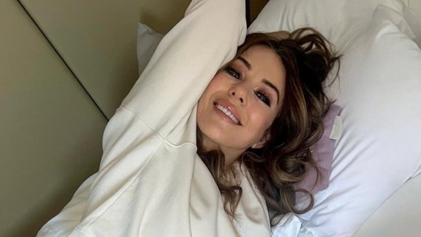 Liz Hurley wows in tiny bikini bottoms as she shares her tip for ageless beauty