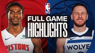PISTONS at TIMBERWOLVES | FULL GAME HIGHLIGHTS | March 28, 2026