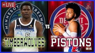 Minnesota Timberwolves VS Detroit Pistons LIVE Commentary Scoreboard | Pre and Post Game Coverage