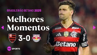 FLAMENGO MAIS LÍDER DO QUE NUNCA! FLAMENGO 3X0 RED BULL BRAGANTINO | MELHORES MOMENTOS