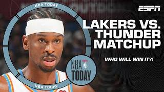 What's at stake in Lakers 🆚 Thunder?! 🍿 | NBA Today