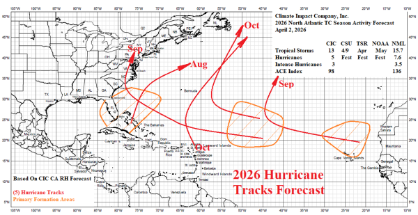 2026 North Atlantic Basin Tropical Cyclone Season Outlook - Climate Impact Company