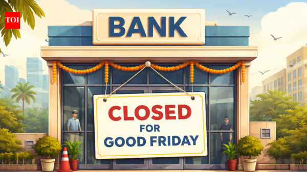 Bank holiday on Good Friday: Where are banks closed today, on April 3, 2026? Check state-wise list - The Times of India