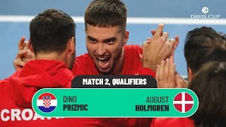 Prizmic's INCREDIBLE comeback 🤯 | Croatia v Denmark | 2026 Davis Cup Qualifiers 1st Round Highlights