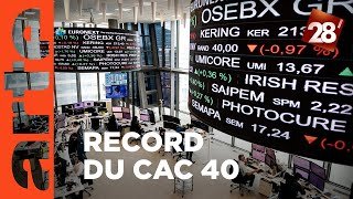 La Bourse de Paris au plus haut malgré la crise politique et la dette ? | 28 minutes | ARTE