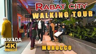 RABAT City 4K UHD Walking Tour, Morocco 🇲🇦