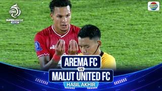 Arema FC vs Malut United - Hasil Pertandingan | BRI Super League 2025/26