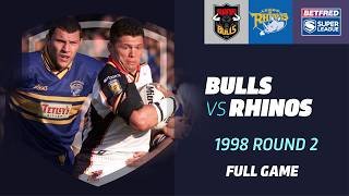 FULL MATCH | Bradford Bulls v Leeds Rhinos | 1998 Betfred Super League Rivals Round