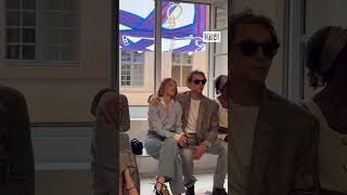 Mélanie Thierry et Raphaël au premier rang du défilé Celine 💕