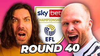 Championship SCORE PREDICTIONS - Round 40