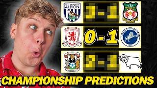 CHAMPIONSHIP Game 40 PREDICTIONS!