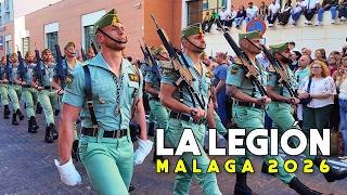 La Legión Málaga 2026 🇪🇸 Semana Santa Cristo de Mena "Novio de la Muerte" Spanish Legion Malaga [4K]