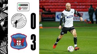 Gateshead lose by three to Carlisle | Gateshead 0-3 Carlisle United | HIGHLIGHTS