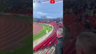 Carlisle United fans away at Gateshead (3500 Sell Out) #nationalleague #carlisleunited #gateshead