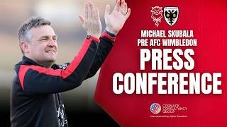 Michael Skubala pre AFC Wimbledon