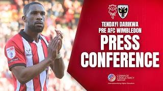 Tendayi Darikwa pre AFC Wimbledon