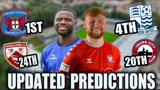 OUR MID-SEASON NATIONAL LEAGUE PREDICTIONS 25/26!