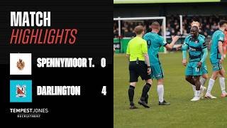 Highlights: Spennymoor Town 0-4 Darlington (National League North)