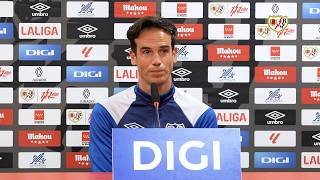 Íñigo Pérez previa del Rayo Vallecano - Elche