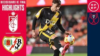 Resumen #CopaDelReyMAPFRE | Granada CF 1-3 Rayo Vallecano | Dieciseisavos de final | Temp. 2025/26
