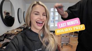 EASTER BREAK PREP | Packing, Work Events & Holiday Hair