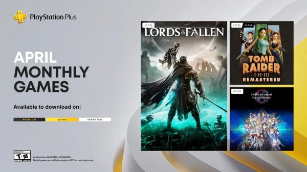 PS Plus、4月の海外向けフリープレイは3タイトル！ 「Lords of the Fallen」や「SAOFD」が登場 
