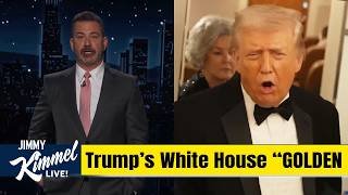 Trump’s White House “GOLDEN BALLROOM” Hits a Wall—The Constitution | Jimmy Kimmel