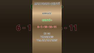 Arrivée du quinté + du vendredi 26 septembre 2025 #pmu #quinté #quintédujour