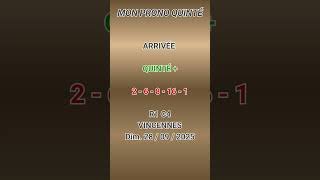 Arrivée du quinté + du dimanche 28 septembre 2025 #pmu #quinté #quintédujour