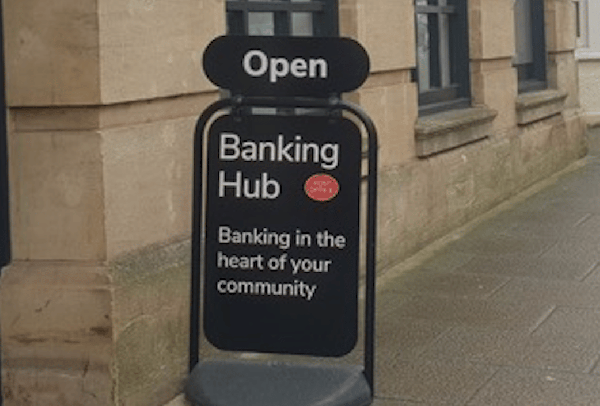 Banking hub opens in new permanent home