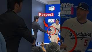 大谷翔平とフリーマン　特別な敬意を示す