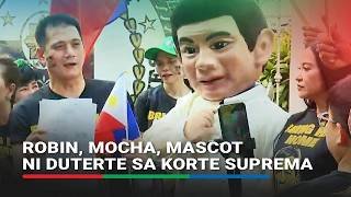 'Bring him home!' Robin Padilla, Mocha Uson, mascot ni Duterte nagtungo sa Korte Suprema