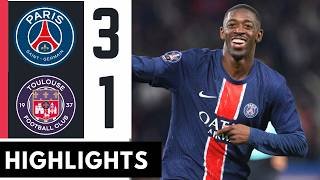 PSG vs Toulouse 3-1 – Goals & Highlights | Ligue 1 2026 | Dembélé Brace - PSG Vs Toulouse Résumé