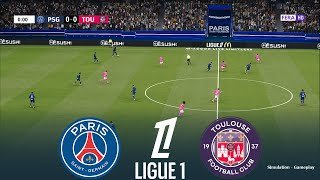 PARIS SAINT GERMAIN vs TOULOUSE Live | Ligue 1 2026 | 03 April 2026 | Simulation PES 2021 Gameplay