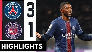 PSG vs Toulouse 3-1 – Buts & Résumé | Ligue 1 2026 | Doublé de Dembélé - PSG vs Toulouse Highlights