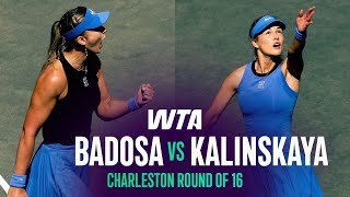 Paula Badosa vs. Anna Kalinskaya | 2026 Charleston Round of 16 | WTA Match Highlights